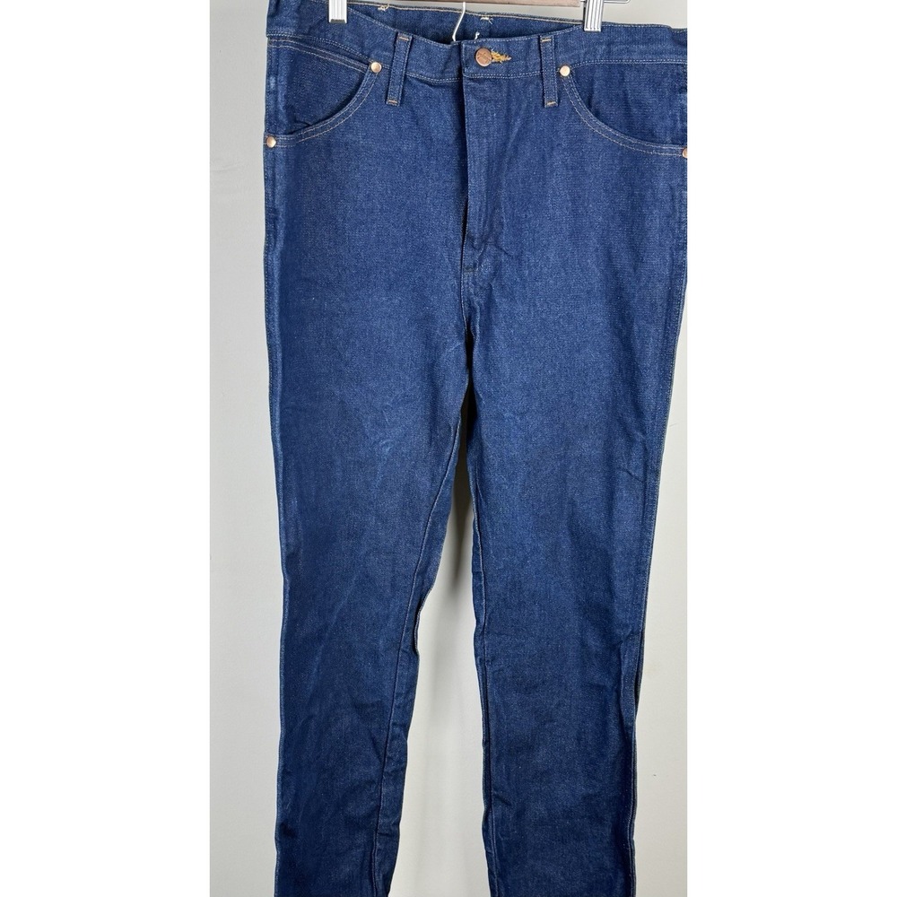 Wrangler A02 Relaxed Fit Jeans Mens 36x32 Dark Wash Straight Leg Denim Classic